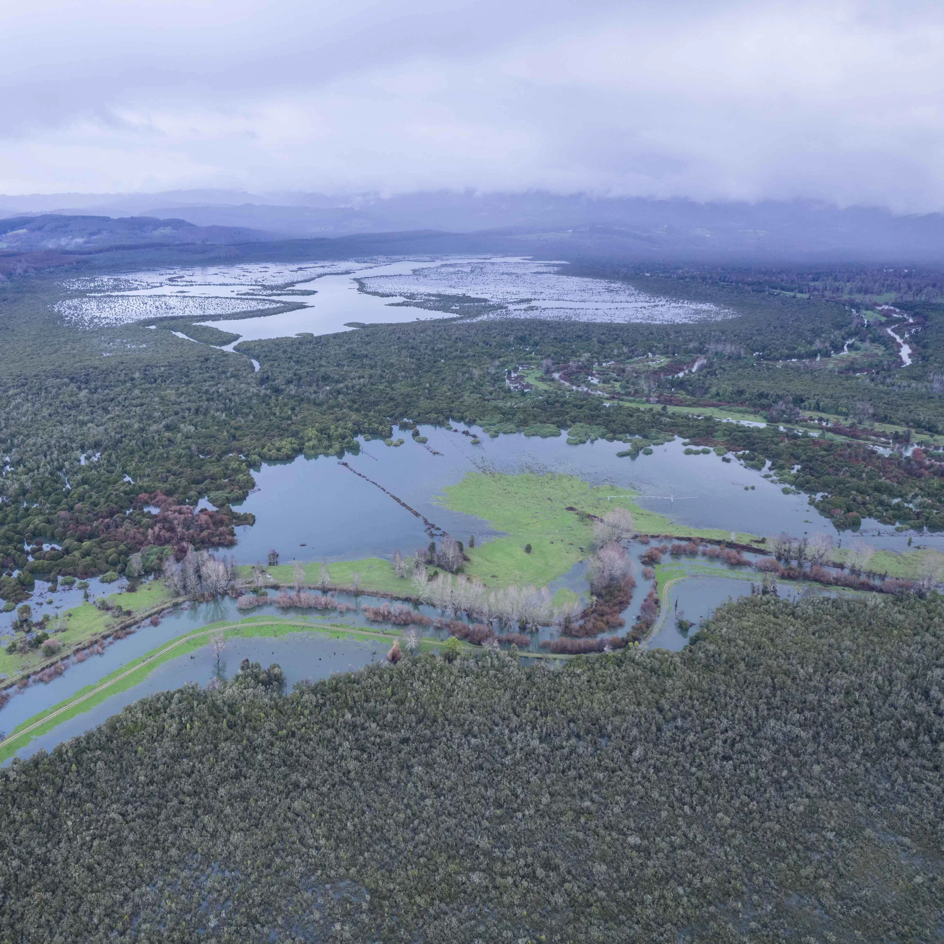 Vista panoramica de los rios de la zona.